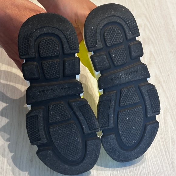 Balenciaga kids speed sneakers neon yellow - Picture 4 of 4